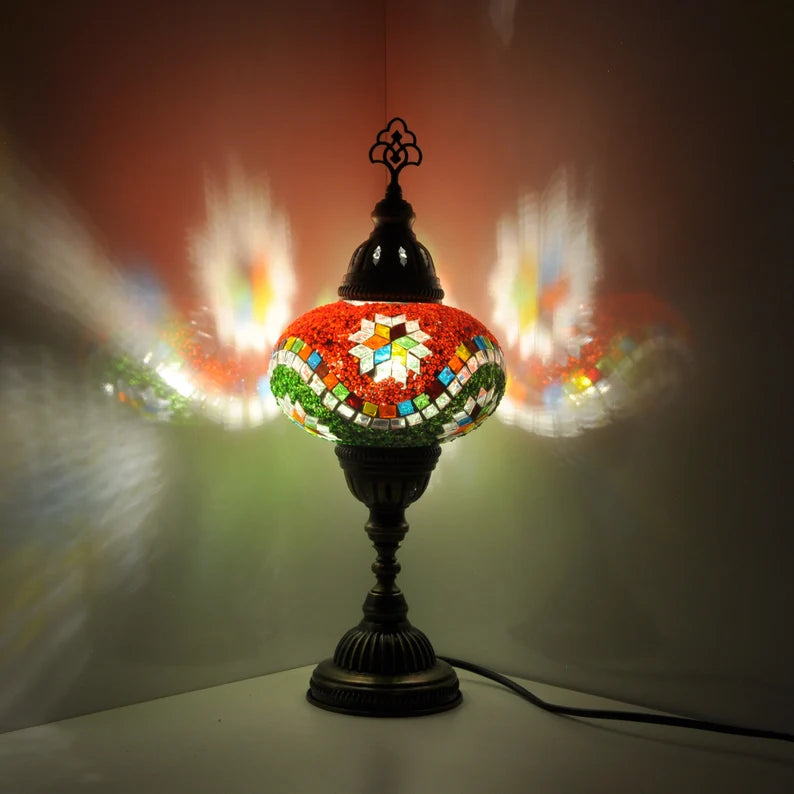 10 Variation Turkish Lamp Mosaic Table Lamp