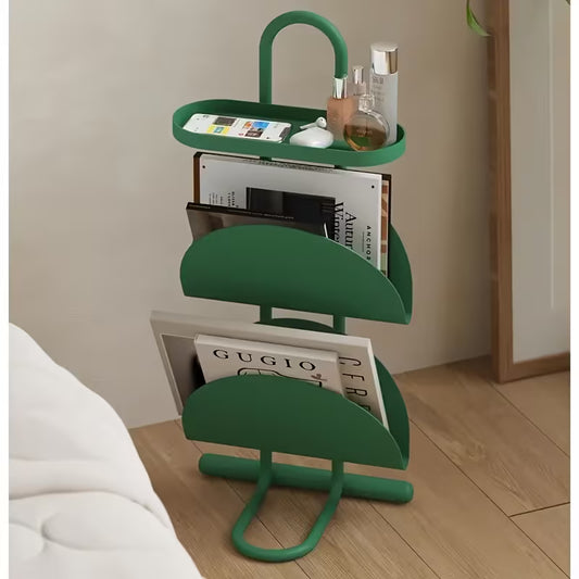 Compact Multi-Tier Side Table - No Assembly Needed