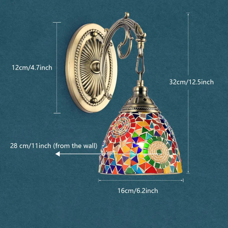 Moroccan Mosaic Turkish Lamps Wall