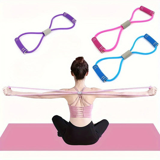 🏃♀️ 💪 Fitness Resistance Bands-4 Tube Pedal Ankle Puller 🏃♀️