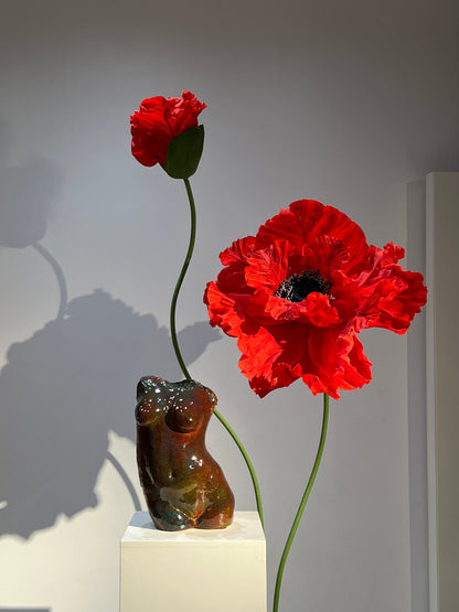 Enchanting Red Paper Flowers