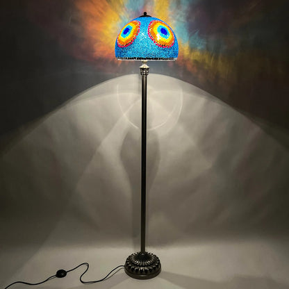 Mosaic Turkish Floor Lamps – Moroccan Bohemian Decor with Handcrafted Mosaic Glass