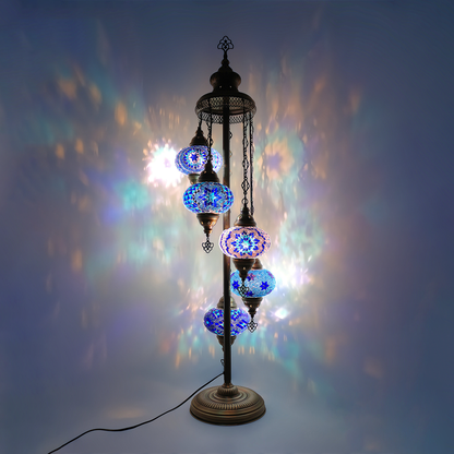 5 Globe Glass Lamp