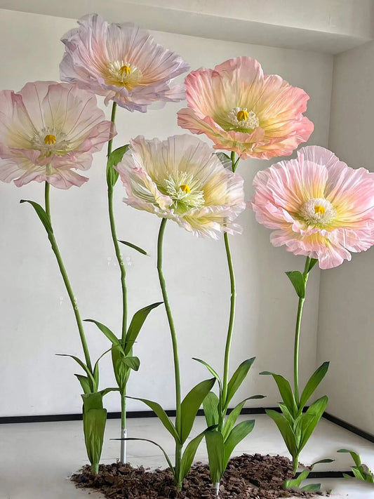 5PCS Giant organza Flower Arrangement for fairytale birtday party