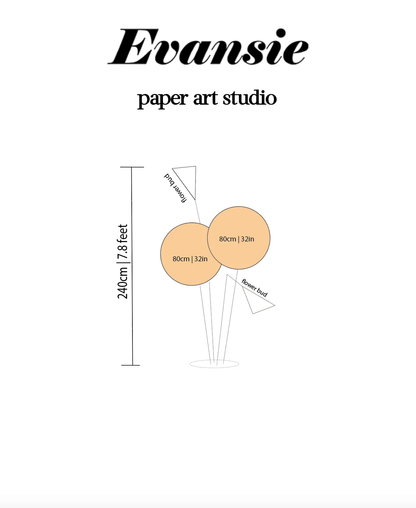 Enchanting Red Paper Flowers