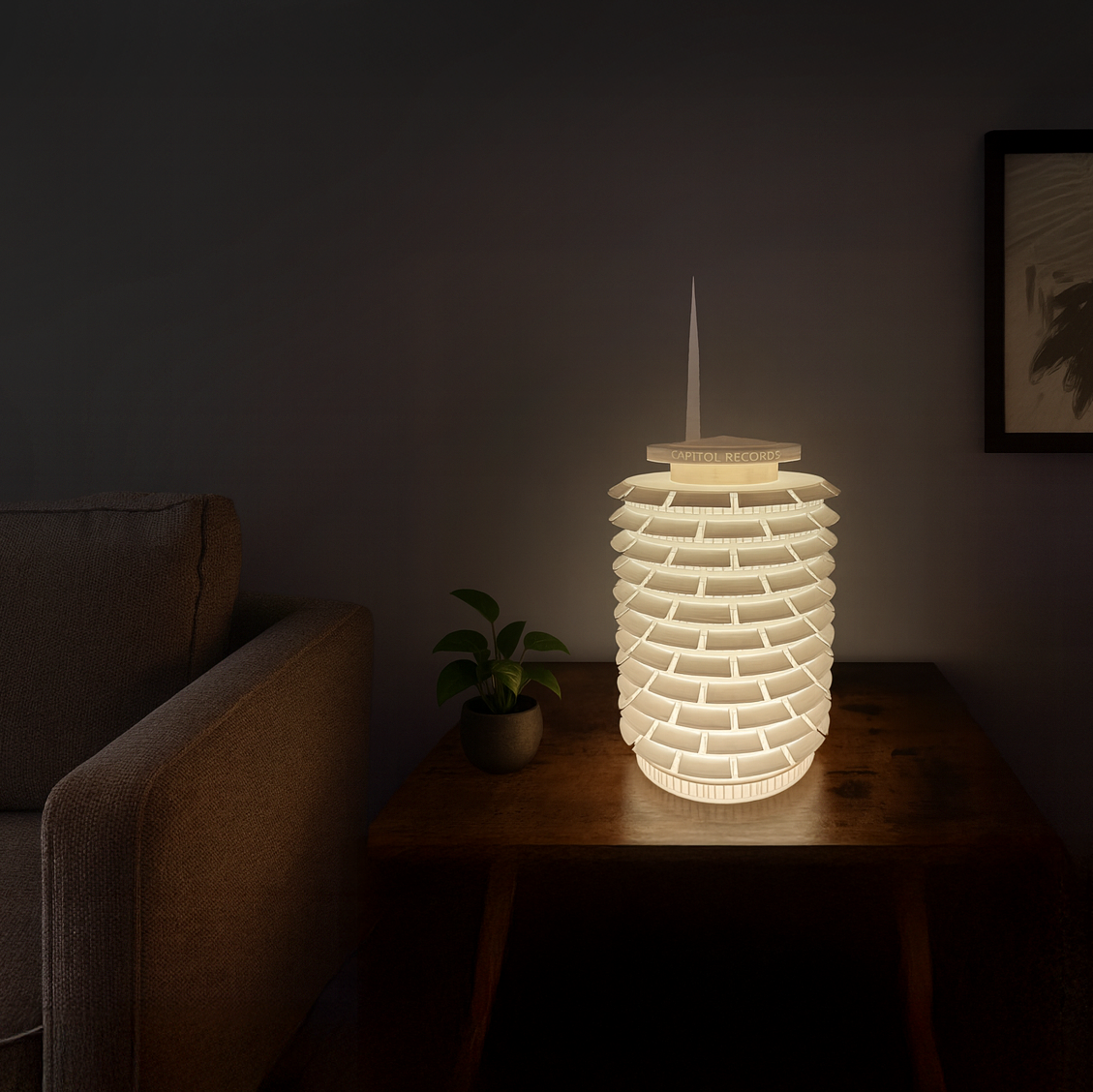 Capitol Records Building Lamp