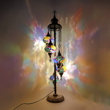 5 Globe Glass Lamp