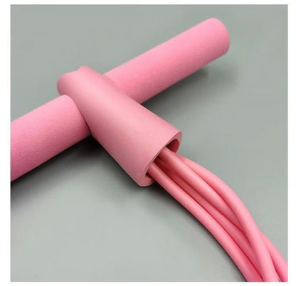 🏃‍♀️ 💪 Fitness Resistance Bands-4 Tube Pedal Ankle Puller 🏃‍♀️