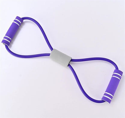 🏃‍♀️ 💪 Fitness Resistance Bands-4 Tube Pedal Ankle Puller 🏃‍♀️