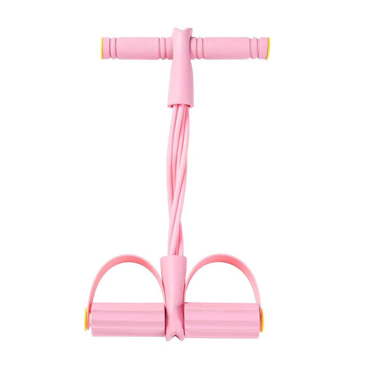 🏃‍♀️ 💪 Fitness Resistance Bands-4 Tube Pedal Ankle Puller 🏃‍♀️